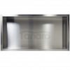 Balneo Półka wnękowa z kołnierzem Wall Box One 60 x 30 x 7 cm, chrom